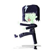 cartoon zombie girl N4