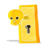 cartoon spooky door knob N3