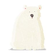 cartoon funny polar bear