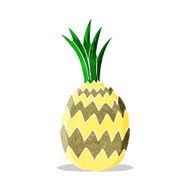 Cartoon Pineapple N11