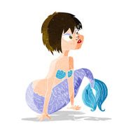 cartoon pretty mermaid N13
