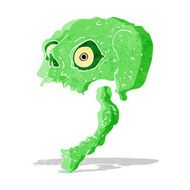 cartoon scary skull N10