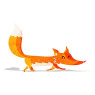 Cartoon little fox N6