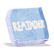 cartoon reminder notes N2