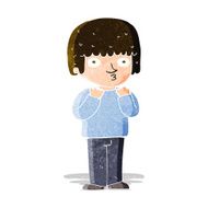 cartoon surprised man N39