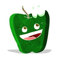 happy apple cartoon N4
