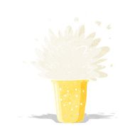 cartoon frothy beer N6