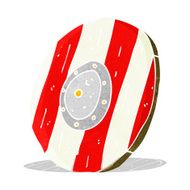 cartoon wooden shield N3
