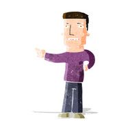 Cartoon Man Pointing N59