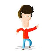 Cartoon Man Pointing N60