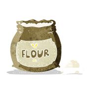 cartoon bag of flour N8