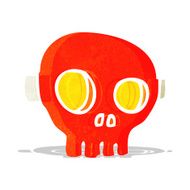 cartoon spooky skull mask N5