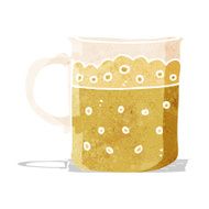 cartoon mug of beer N8