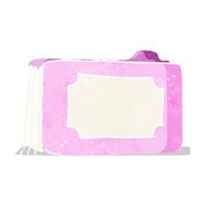 cartoon pink business folder N2