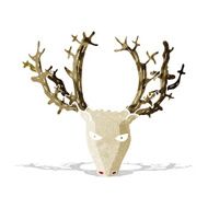 cartoon stag head N2
