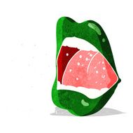 cartoon sneezing mouth N2