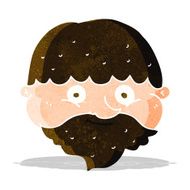 cartoon bearded man N22