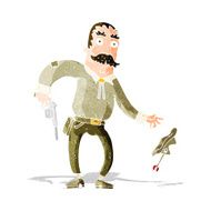 cartoon wild west cowboy N3