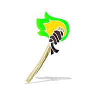 cartoon burning torch N3