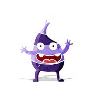 cartoon funny christmas creature N7