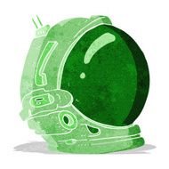 cartoon astronaut helmet N12