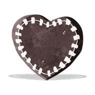 cartoon stitched heart N3