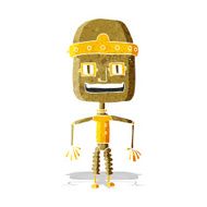 Funny Cartoon Robot N14