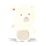 cartoon polar teddy bear