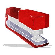 cartoon office stapler N3