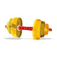 Cartoon Dumbbell N6