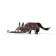 cartoon dog sniffing floor N2