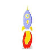 Cartoon Rocket N41
