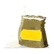 cartoon bag of flour N10