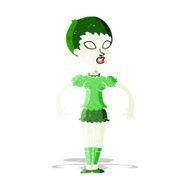 cartoon zombie monster woman N3