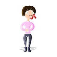 cartoon woman with snake tongue N5