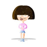 cartoon sly woman N3