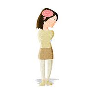 cartoon brainy woman N3