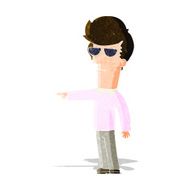 cartoon man in glasses pointing N2