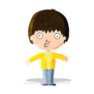 cartoon amazed boy N5