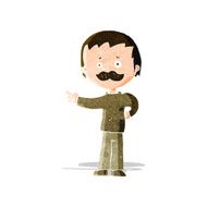cartoon man with mustache pointing N7
