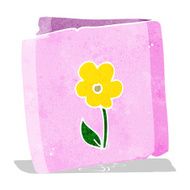 cartoon flower greeting card N3
