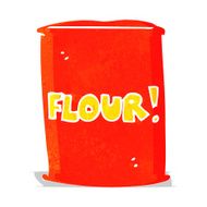 cartoon bag of flour N11