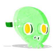 cartoon skull mask N7