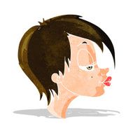 cartoon pretty woman N67