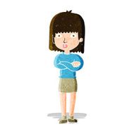 cartoon impatient woman N3