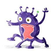 cartoon weird little alien N6