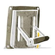 cartoon industrial machine lever N3