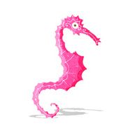 Cartoon Sea Horse N16