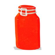 cartoon glass jar N3