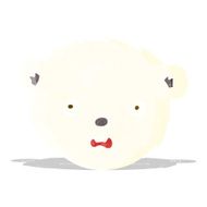 cartoon polar bear face N2